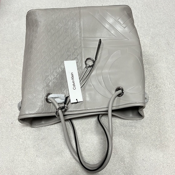 Calvin Klein Gabrianna Monogram North/South Tote - Picture 6 of 9